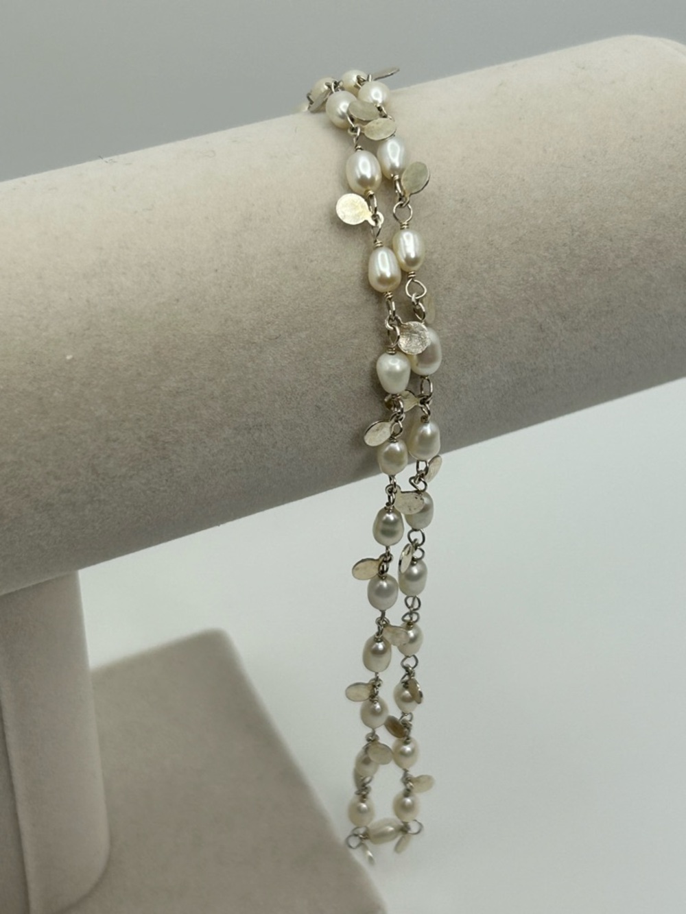 Silpada Wisdom Freshwater Pearl Necklace 20" Sterling Silver Retired Dainty - Picture 10 of 11